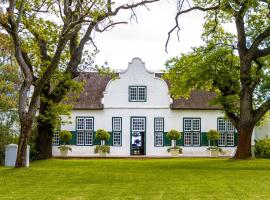 Hawksmoor House, hotel em Stellenbosch