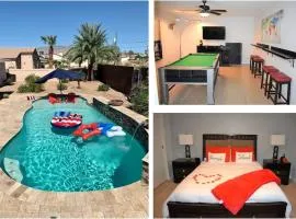 Lake Havasu Private 3 Bedroom Pool Home with Game Room