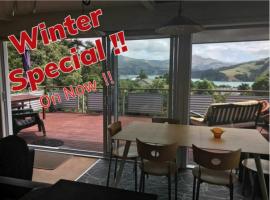 아카로아에 위치한 호텔 Akaroa Sunshine Views and Spa Pool !!!