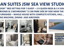 URBAN SUITES JSW STUDIO 3 ROOMS COMMERCIAL CONDO: Jelutong şehrinde bir otel