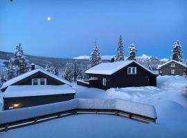 헴세달에 위치한 호텔 Modern cabin, great view, sunny