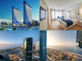 Batumi Apartment With Sea View, מלון ליד נמל התעופה הבינלאומי באטומי - BUS, 