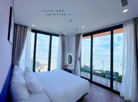 Flamingos Hải Tiến Ibiza 1702 - căn hộ khách sạn 60m, 2 phòng ngủ, view thẳng biển, ban công rộng, có bồn tắm massage