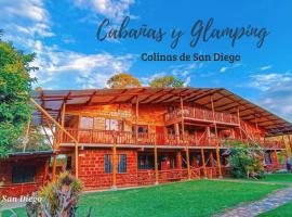 Hotel Cabañas y Glamping Colinas De San Diego, Hotel in San Agustín