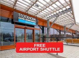 Stockholm Hotel Apartments Arlanda XPO, hotel a prop de Aeroport d'Estocolm Arlanda - ARN, 