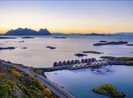 Spektakulært sjøhus i Svolvær ved havet