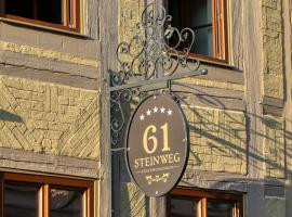 Ferienwohnungen Steinweg 61, olcsó hotel Quedlinburgban