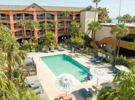 Beachfront Palms Hotel Galveston, hótel í Galveston