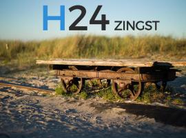 H24ZINGST - Das Ferienhaus, nastanitev ob plaži v mestu Zingst