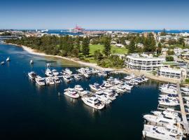 Pier 21 Riverside Apartment Hotel, hotel Fremantle-ben