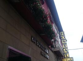 Hostal El Centro, hotel Huescában