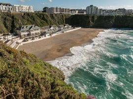 Tolcarne Beach Cabins, hotel em Newquay