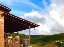 Chalé com Vista Privilegiada, lodge ở Pilões