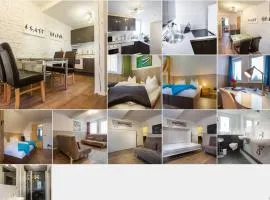 H&H Apartment im Herzen der Stadt Nr 17-Karl mit Küche, Wohnzimmer und Esstisch