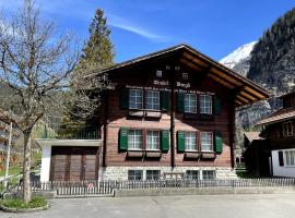 Familienferien im Chalet Bärgli Kandersteg, hôtel à Kandersteg