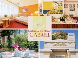 Garten- und Kunsthotel Gabriel City, hotelli Wienissä alueella 03. Landstraße