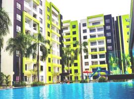 Manhattan Condo Ipoh with Water Park and Pool View, hotel in Ipoh