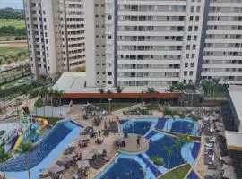 Solar das Águas Park Resort - Apartamento em Olímpia para 5 pessoas