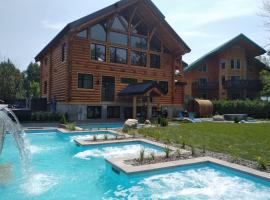 Chalets et Spa Lac Saint-Jean – domek wiejski 