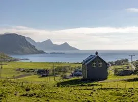 Feriehus med flott havutsikt ved Hauklandstranden