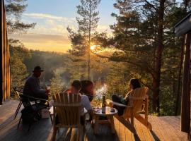 Mikrohyttene Moen Ranch, шале у місті Краґере