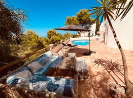 Ibiza Dream Villa Denia, Seaview, Pool, BBQ, Airco, Wifi, ξενοδοχείο σε Denia