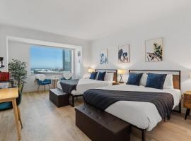 Beachfront Double Queen - CozySuites, hotel di Atlantic City