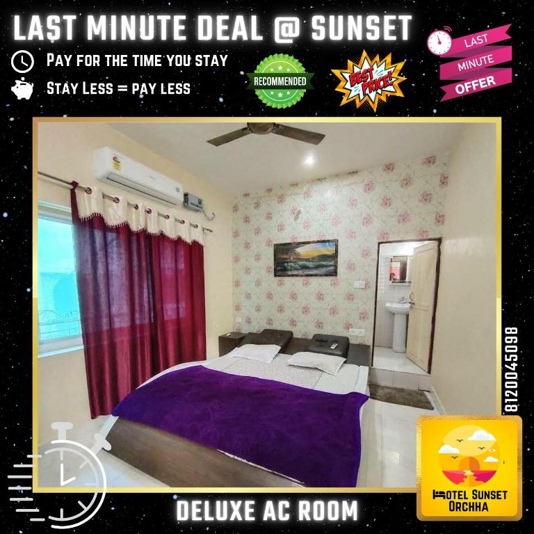 Krevet ili kreveti u jedinici u okviru objekta Last Minute Deal @ Hotel Sunset