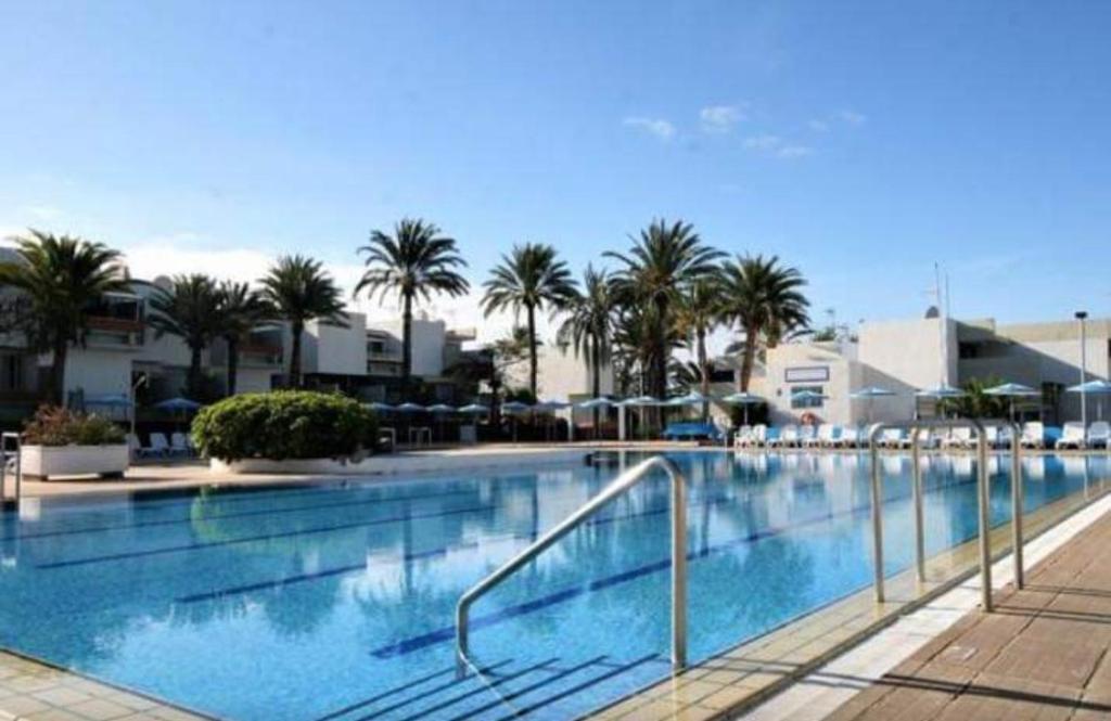 Peldbaseins naktsmītnē Ideal holiday apartment in the south of Tenerife vai tās tuvumā