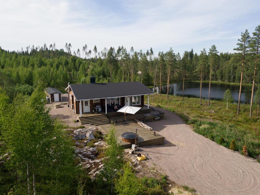 Naturlandskabet i nærheden af feriehuset