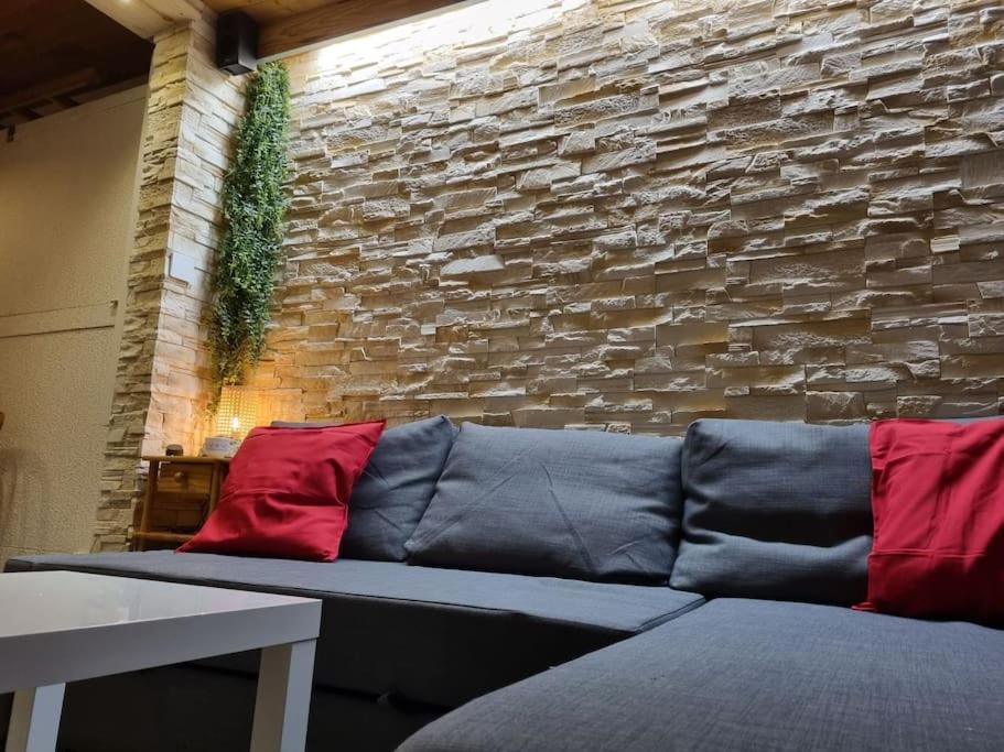 Гостиная зона в Studio 4 couchages dans un chalet tout confort