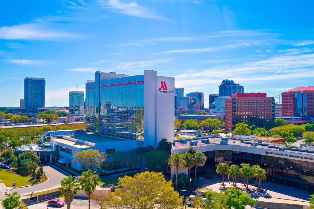 una vista de la sede de Mgm en la ciudad en Marriott Orlando Downtown, en Orlando