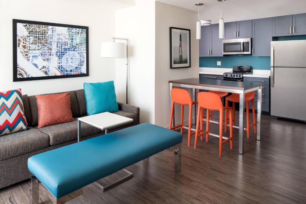 Кухня или мини-кухня в Residence Inn Washington Capitol Hill/Navy Yard
