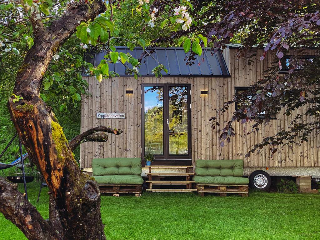 Tiny house - idyllic accommodation 야외 정원