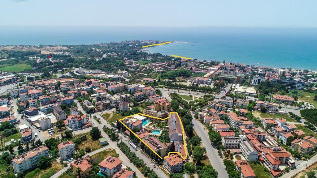 Kraštovaizdis prie apartamentų viešbučio