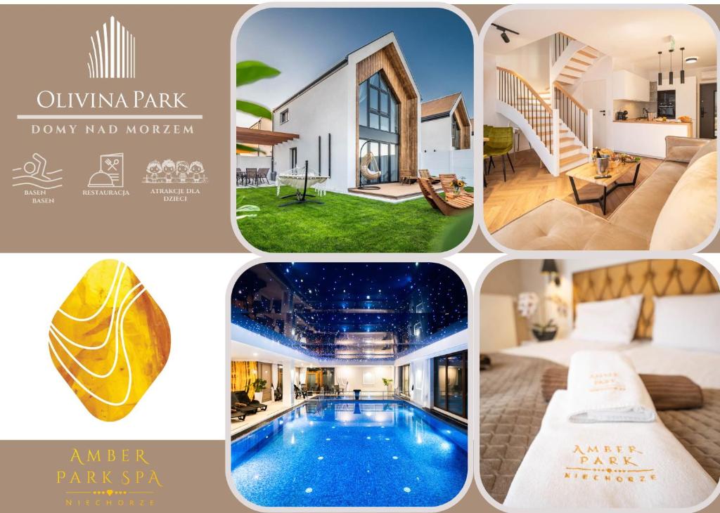 Hồ bơi trong/gần Olivina Park Spa - domki z dostępem do krytego basenu, saun, wyżywienia i atrakcji dla dzieci