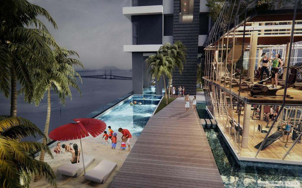 The swimming pool at or close to Urban Suites TWO Or THREE Bedroom Georgetown by ANC