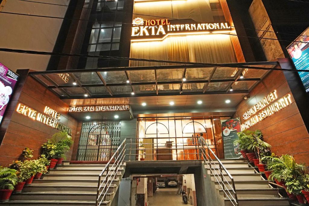 Majoituspaikan Hotel Ekta International pohjapiirros