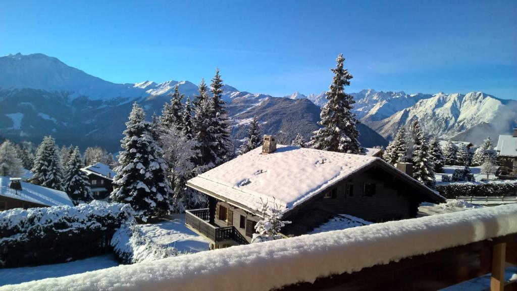 Bergsutsikt från lägenheten