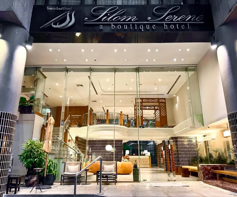 Oleskelutila majoituspaikassa Silom Serene A Boutique Hotel