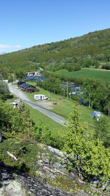 Landskap nær campingplassen