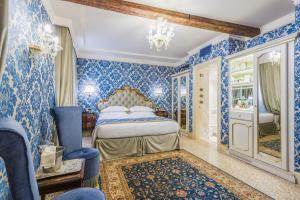 Krevet ili kreveti u jedinici u okviru objekta Hotel Ai Cavalieri di Venezia