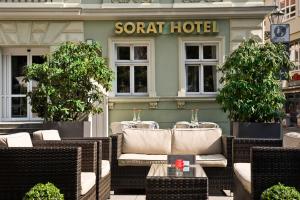 Seating area sa SORAT Hotel Cottbus