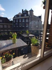 En balkon eller terrasse på Hotel Clemens