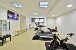 Centrul de fitness și/sau facilități de fitness de la Logis Hôtel Restaurant Aloe