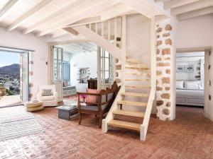 A seating area at Patmos Eye Boutique Hotel & Villas