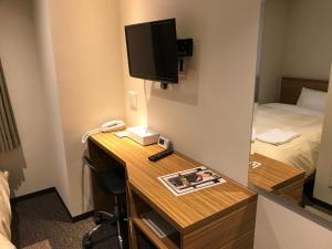 TV o dispositivi per l'intrattenimento presso Hotel Crown Hills Iwaki