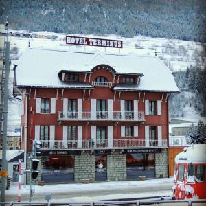 L'établissement Hôtel Terminus en hiver