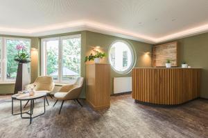 A seating area at Familienhotel Villa Sano