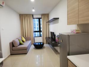 Zona d'estar a LAVENDER Suite@I_CITY